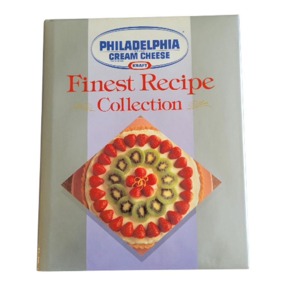 1992 Philadelphia Cream Cheese Finest Recipe Collection Cookbook - Vintage HC